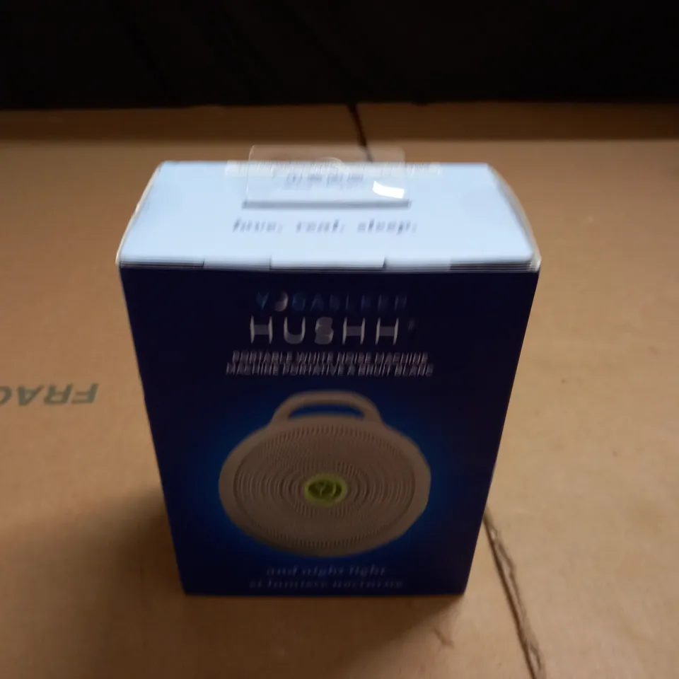 SEALED YOGASLEEP HUSH PORTABLE WHITE NOISE MACHINE