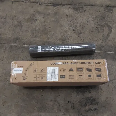 PALLET CONTAINING HOUSEHOLD AND CONSUMER PRODUCTS. INCLUDES EXERCISE MAT, COUNTERBALANCE MONITOR ARM, CEILING FAN/LIGHT ETC