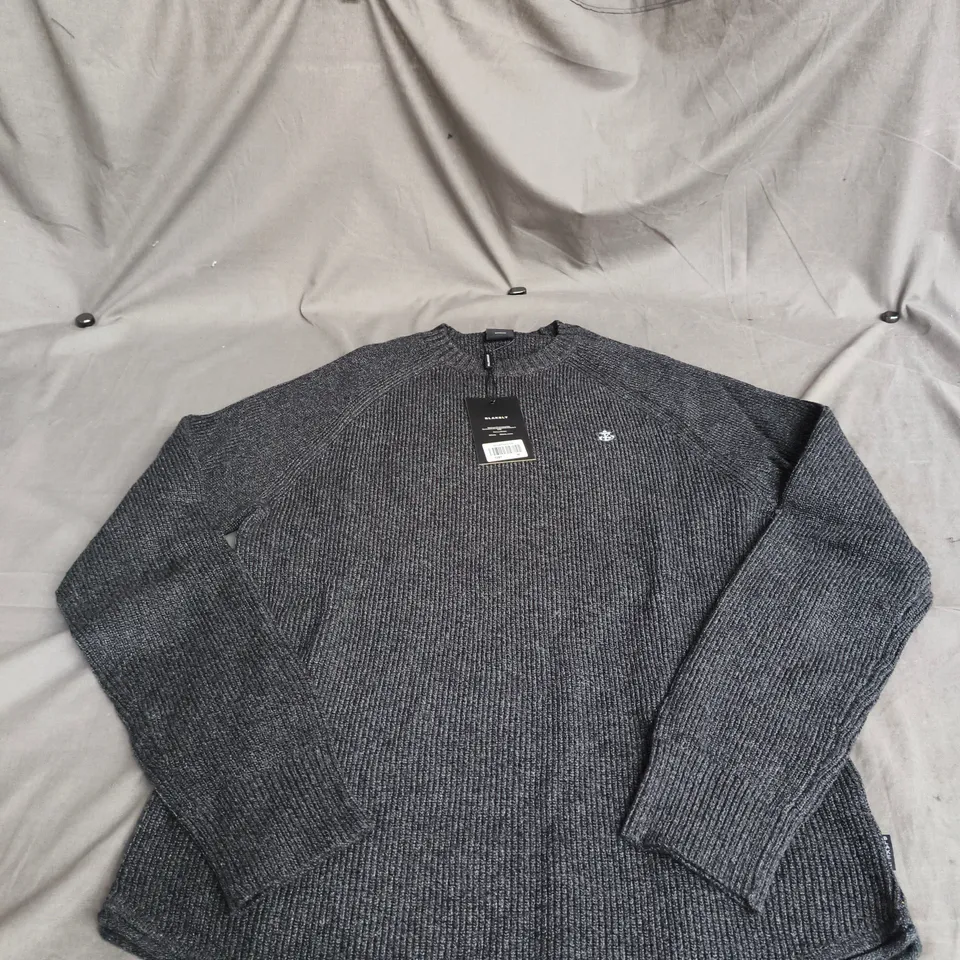 BLAKELY WOMEN'S KNIT JUMPER – DARK CHARCOAL, SIZE M