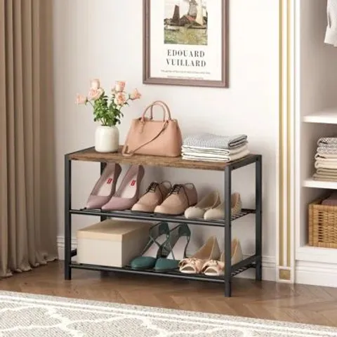 BOXED SHOE RACK 70×55×26CM