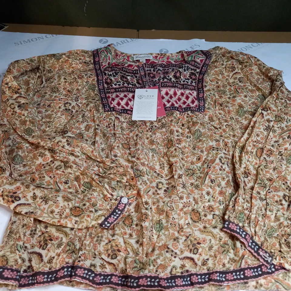 MONSOON MEDIUM BROWN TOP