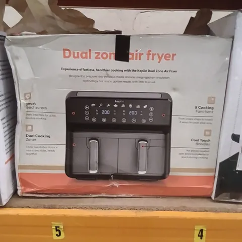 BOXED KEPLIN DUAL ZONE AIR FRYER 