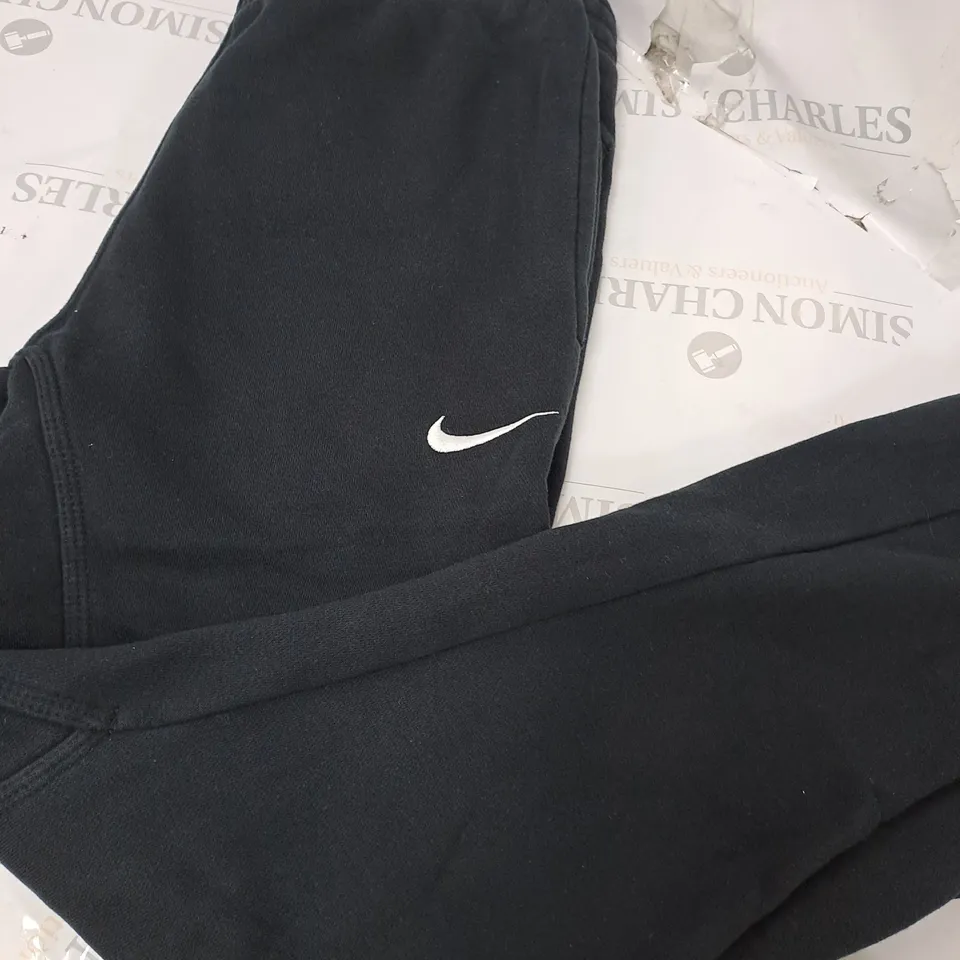 BLACK NIKE TRACKSUIT BOTTOMS - SIZE SMALL 