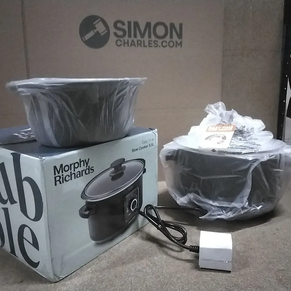 BOXED MORPHY RICHARDS EASY TIME SLOW COOKER 3.5L