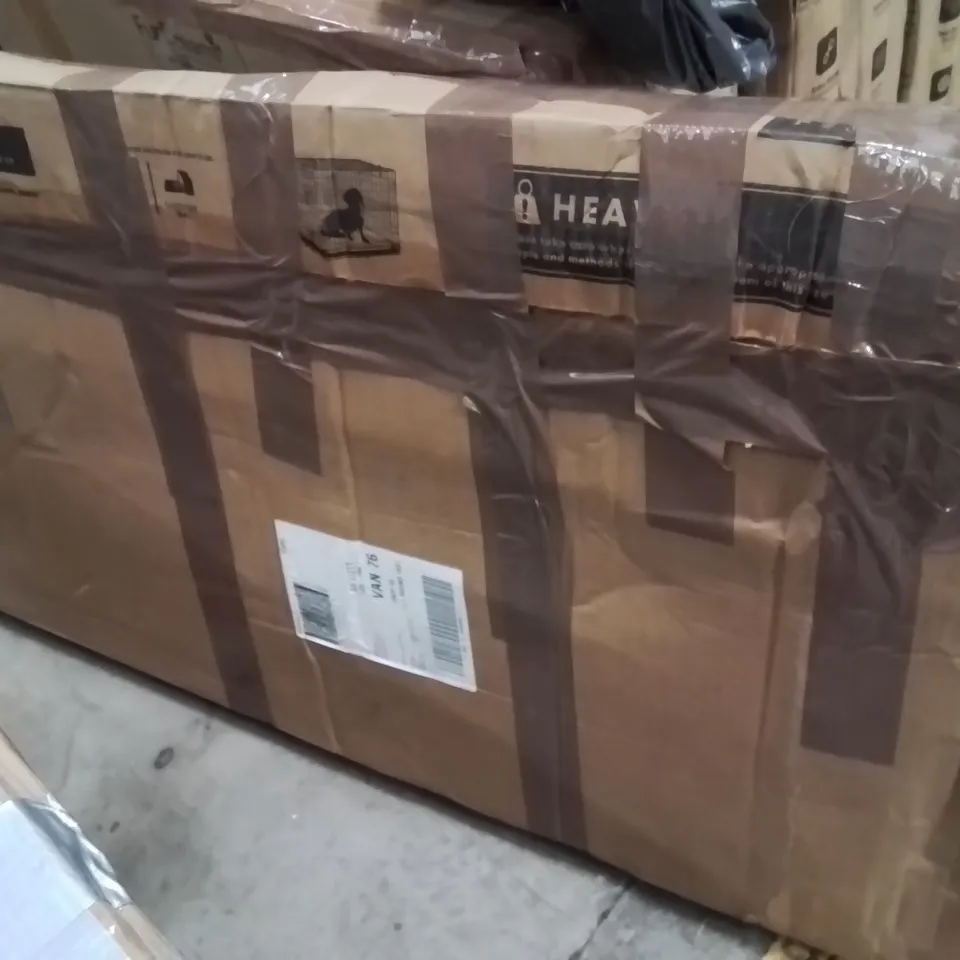 BOXED KEPLIN SINGLE DOOR FOLDING DOG CRATE