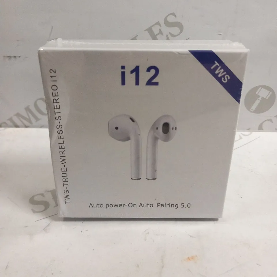 BOXED AND SEALED I12 TWS AUTO POWER ON AUTO PAIRING 5.0 EARPHONES
