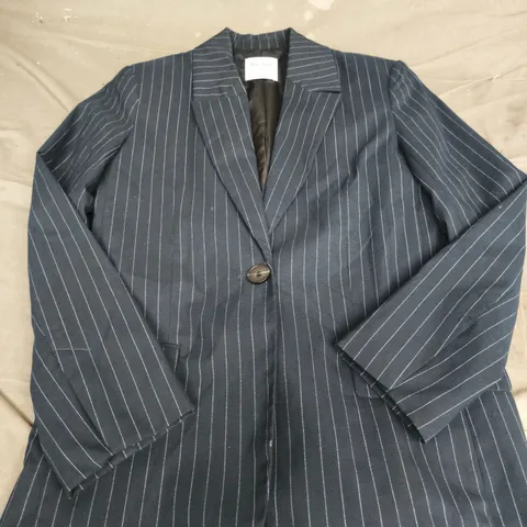 BERSHKA PINSTRIPE BLAZER - WOMEN'S XS 