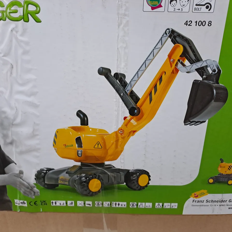 ROLLY TOYS RIDE-ON ROLLY DIGGER RRP £109.99