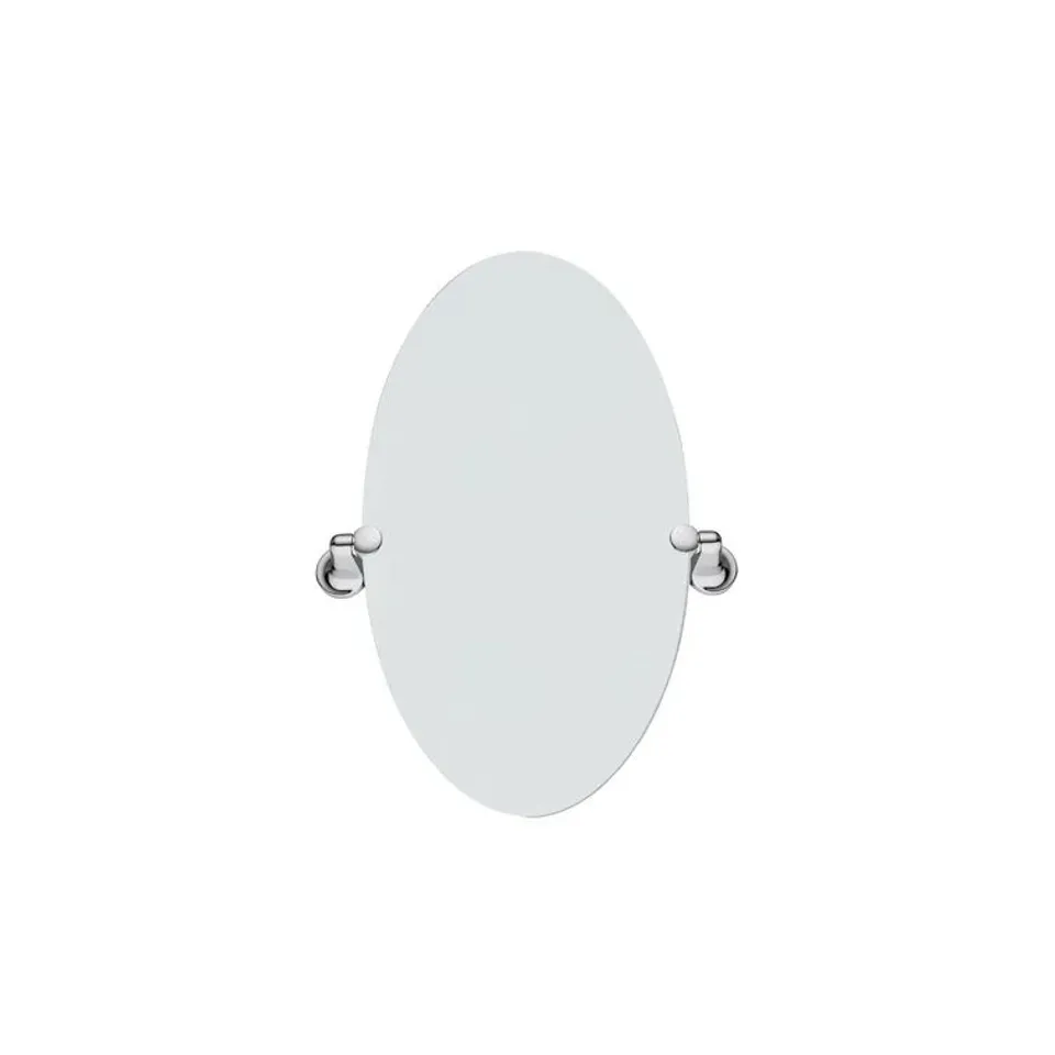 BOXED WALL MOUNTED OVAL MIRROR