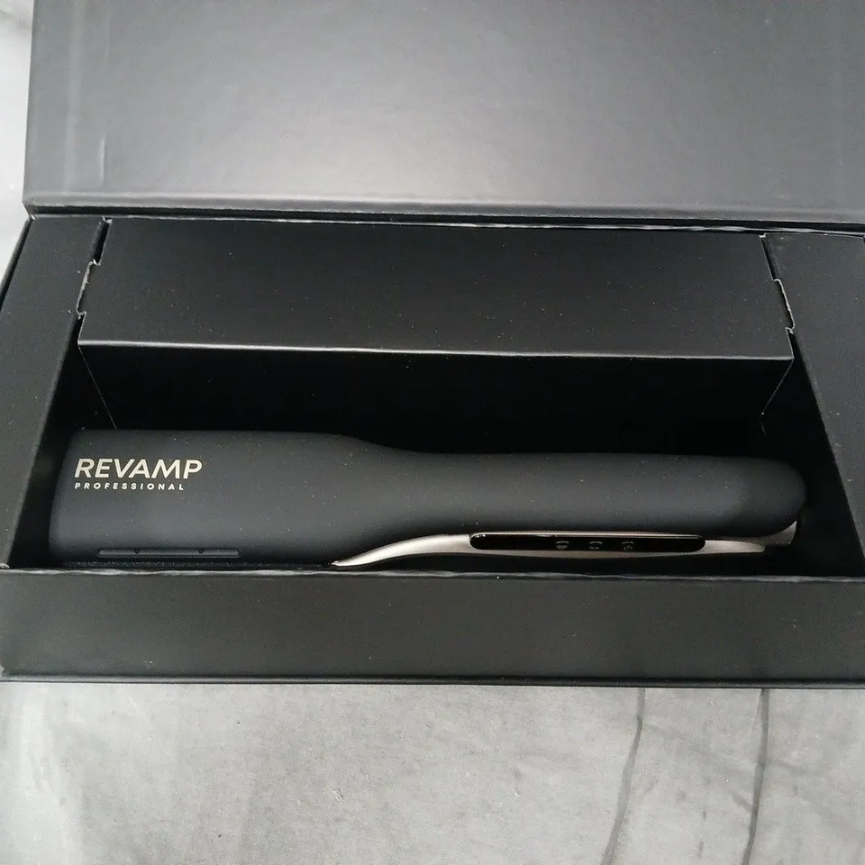 REVAMP PROFESSIONAL ENIGMA ION RADIANCE HAIR STRAIGHTENER – BOXED