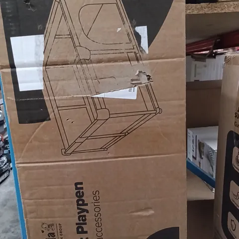 BOXED KEPLIN SOFT PLAYPEN WITH ACCESSORIES FOR KIDS GREY COLOUR 