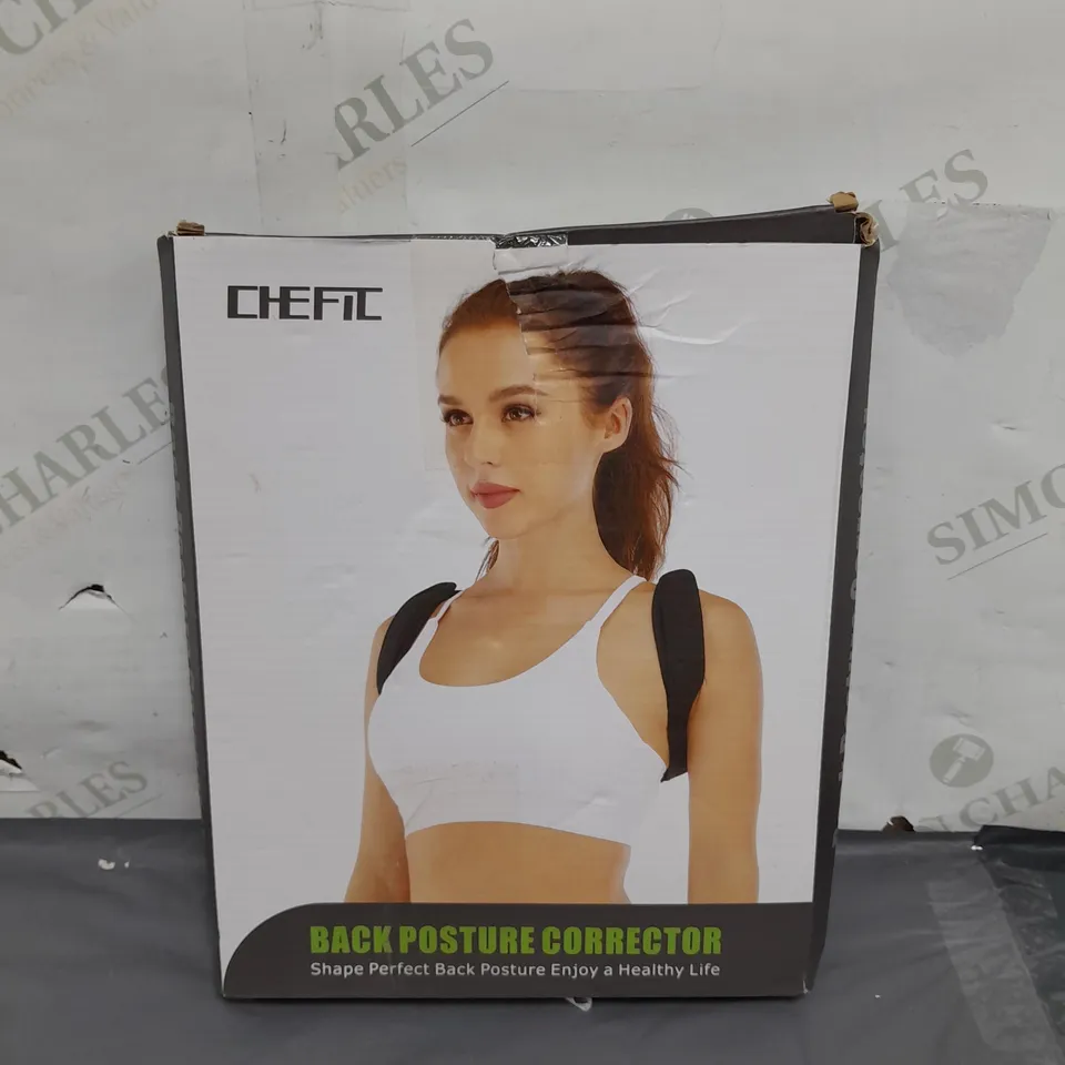 BOXED CHEFIC BACK POSTURE CORRECTOR BLACK