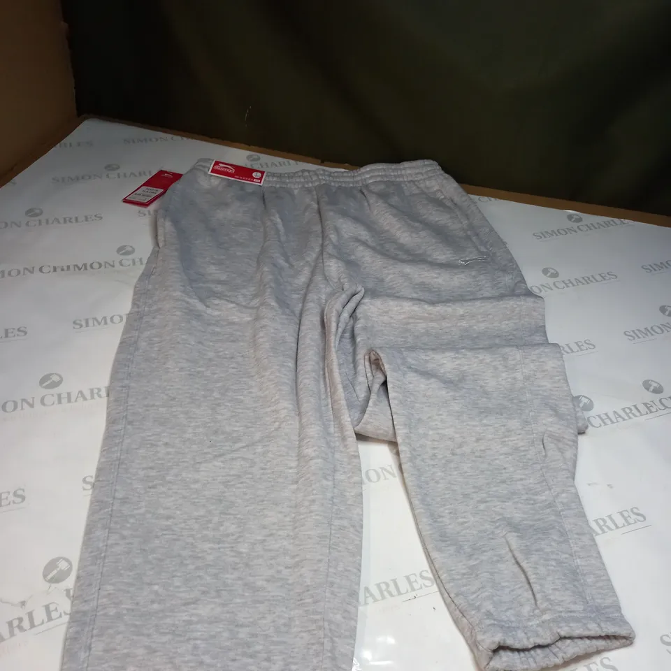 SLAZENGER CUFFED FLEECE JOGGING PANTS- XL