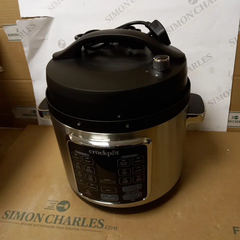 CROCKPOT TURBO EXPRESS PRESSURE MULTICOOKER