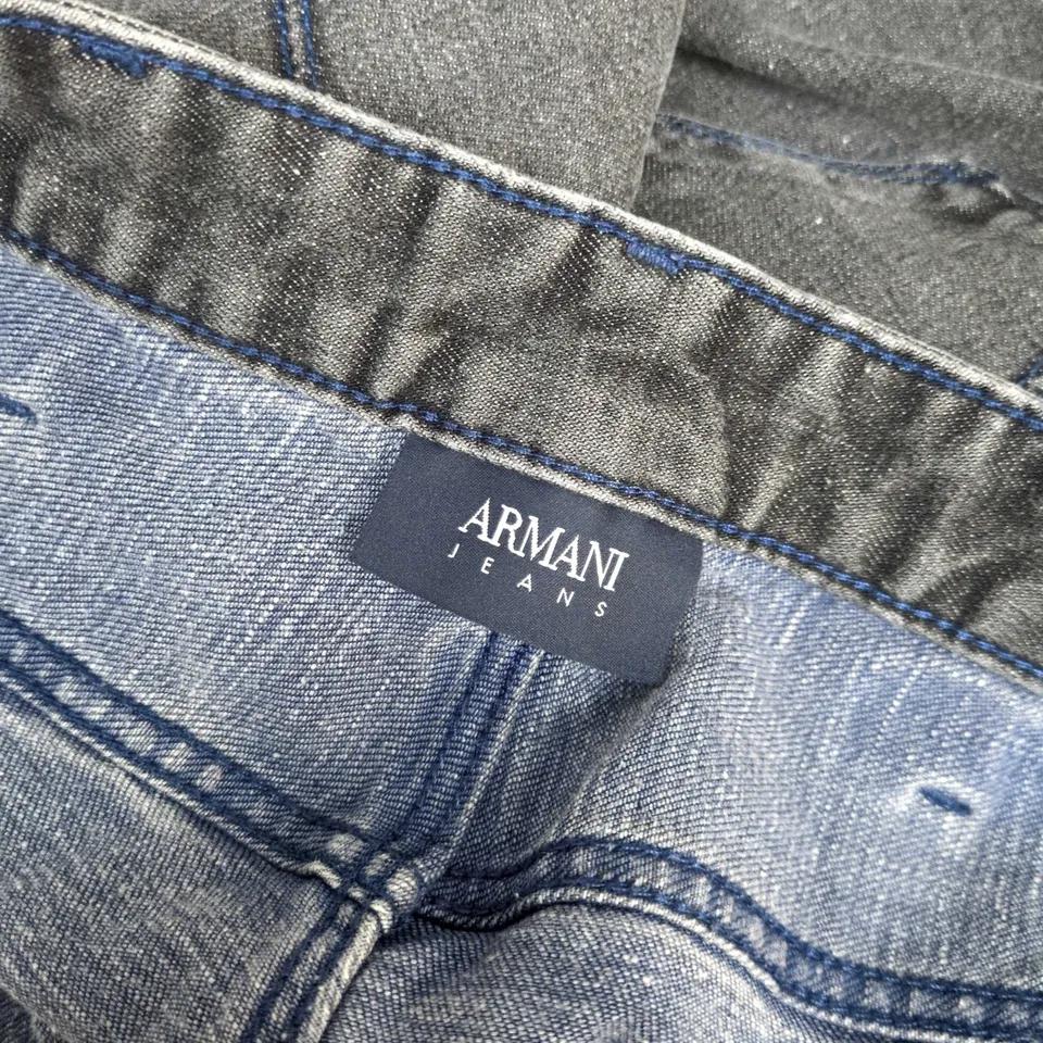 ARMANI DENIM JEANS CHARCOAL - EU 38