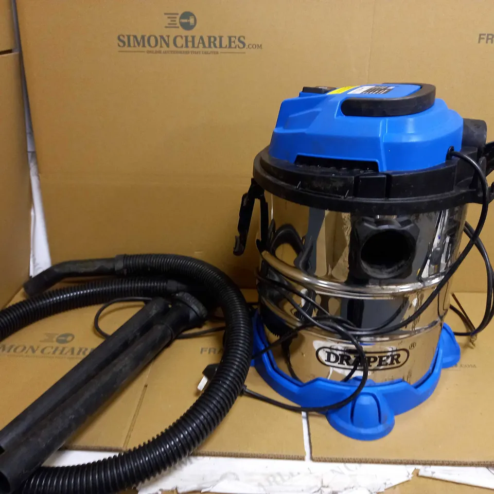 DRAPER 20515 WET AND DRY 1250W VACUUM CLEANER