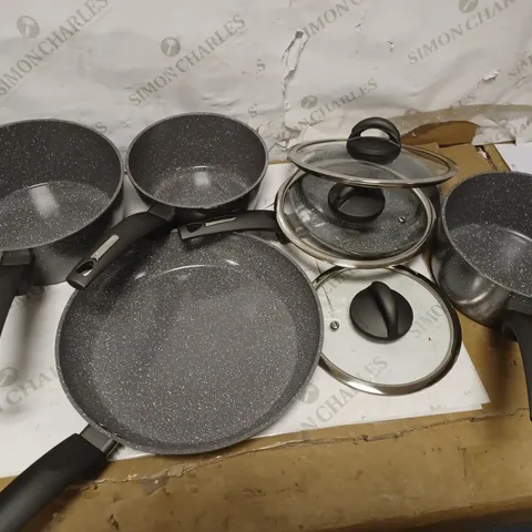 TOWER FRYING PAN AND SAUCEPAN SET