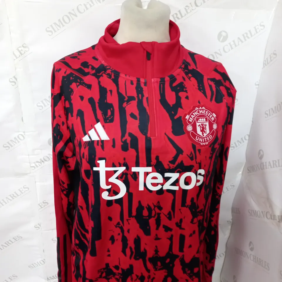 MANCHETSER UNITED FC TRAINING TOP SIZE S