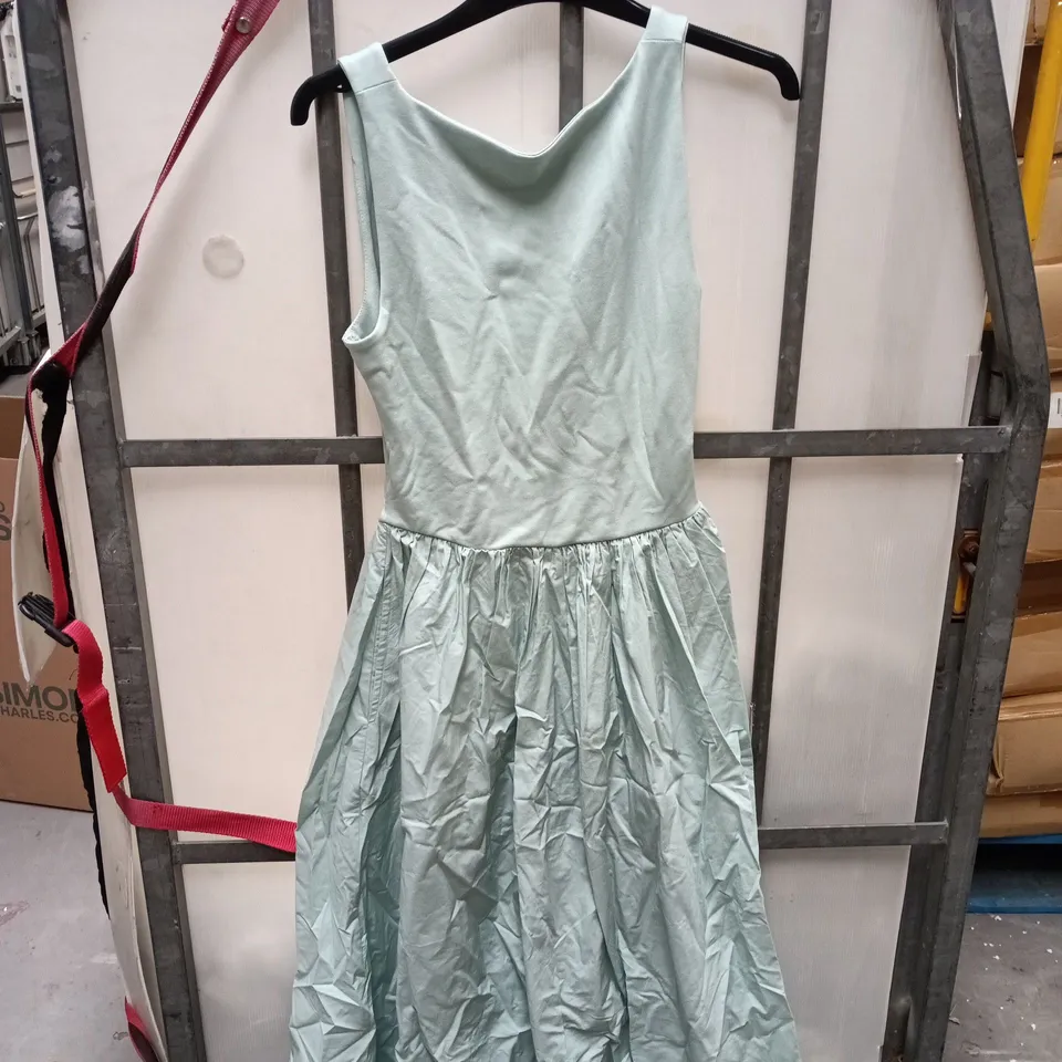NOBODYS CHILD MINTY GREEN ELIANA MIDI DRESS UK 8