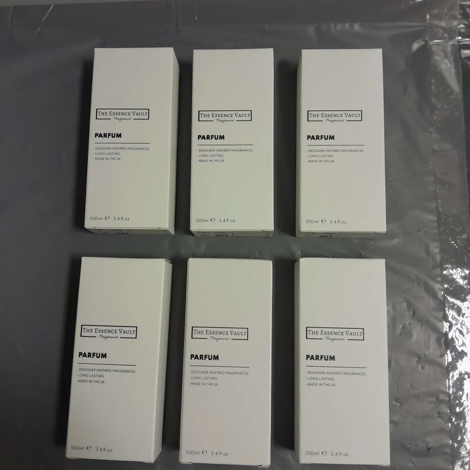 BOX OF APPROXIMATELY 6 ASSORTED THE ESSENCE VAULT PARFUM FRAGRANCES