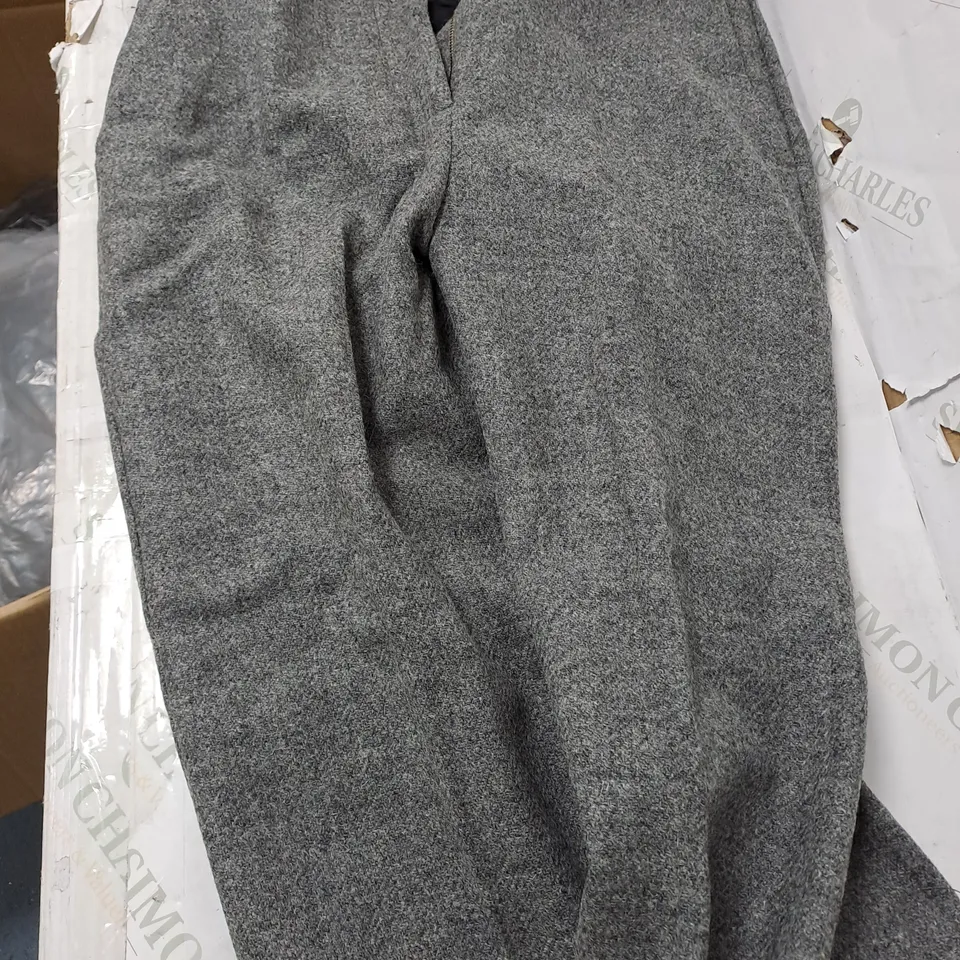 SEZANE PANTALON DAMON GRIS CHINE TROUSERS - UK 10