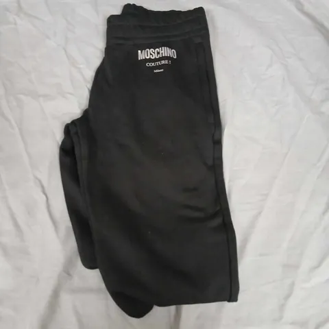 MOSCHINO COUTURE! MILANO BLACK TROUSERS – MEN'S, UK 38 (EU 46 / USA 30) – MADE IN PORTUGAL