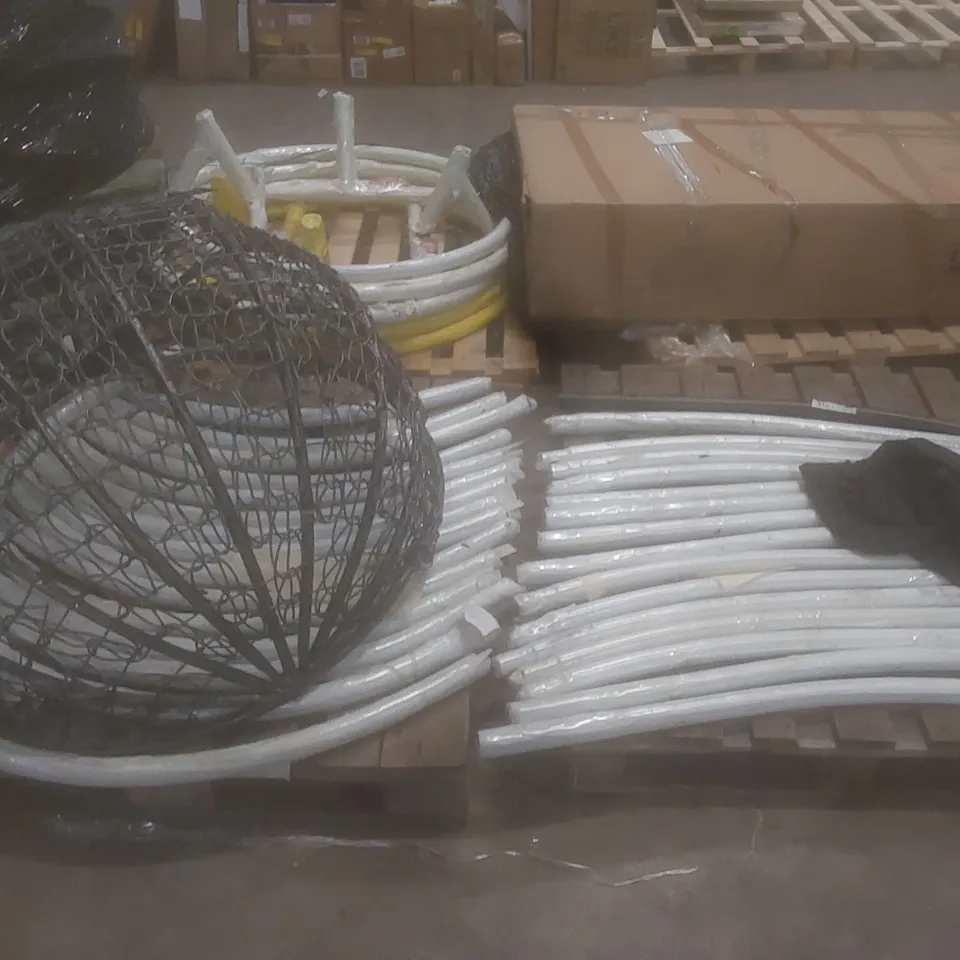 5 X PALLETS TO CONTAIN ASSORTED HANGING EGG CHAIRS, PARTS AND PIECES 