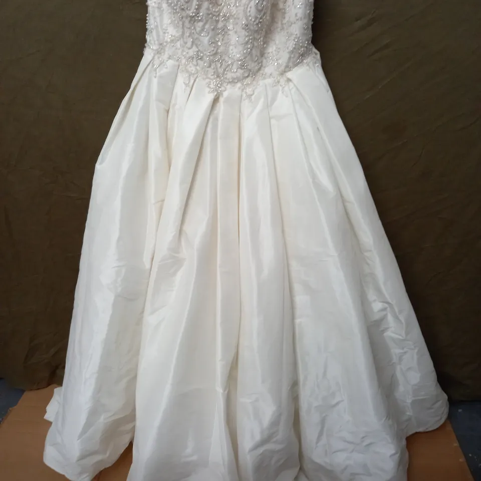 BERKETEX BRIDAL EMBELLISHED WEDDING DRESS - 16
