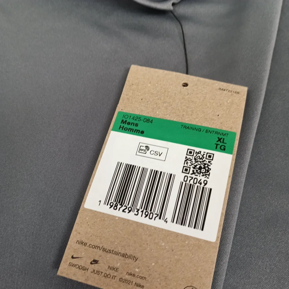 NIKE MEN'S TRAINING T-SHIRT – GREY - XL