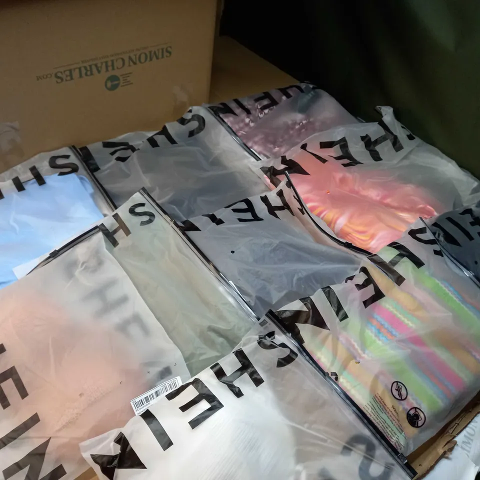 LOT OF APPROX 15 ASSORTED BAGGED SHEIN PRODUCTS