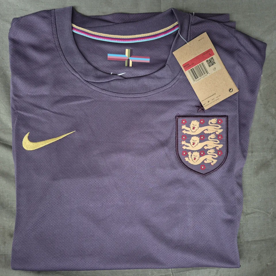 NIKE ENGLAND FOOTBALL TOP IN PURPLE SIZE LARGE