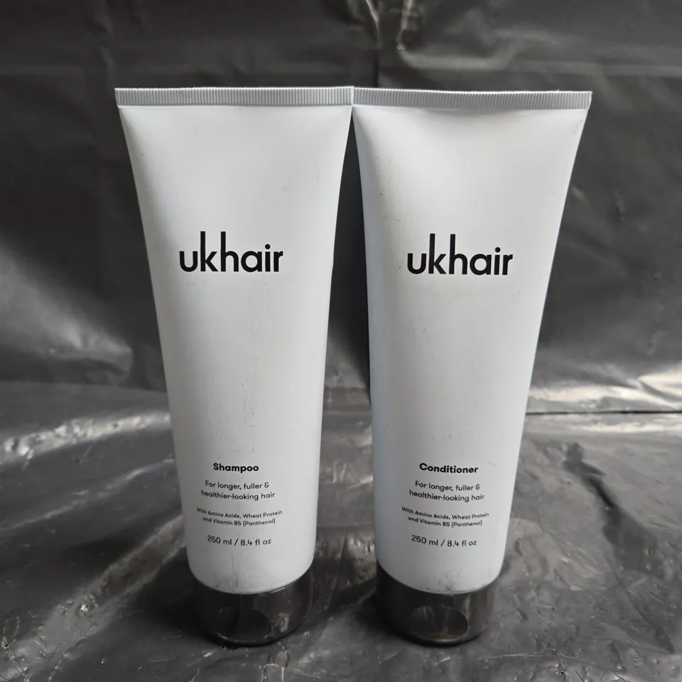 UKHAIR SHAMPOO & CONDITIONER DUO – 250ML EACH