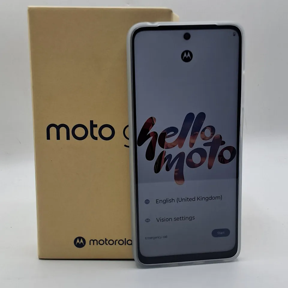 BOXED MOTOROLA MOTO G05 5G 64GB IN DENIM BLUE - MC43C