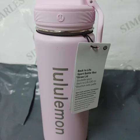 LULULEMON BACK TO LIFE SPORT BOTTLE 18OZ IN PINK