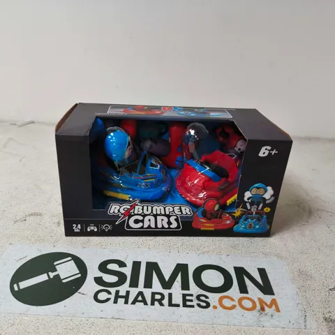 RC BUMPER CARS TOY SET β REMOTE CONTROLLED (2.4 GHZ), BOXED