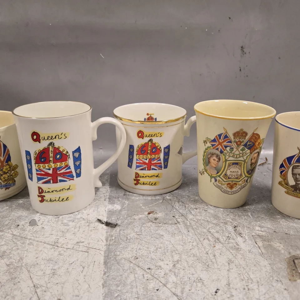 7 ASSORTED HANDRAWN MUGS - COLLECTION