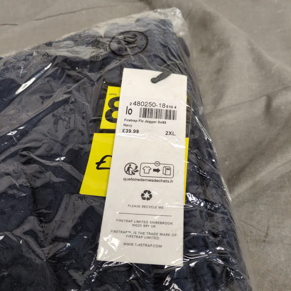 FIRETRAP FLC JOGGER NAVY 2XL BAGGED