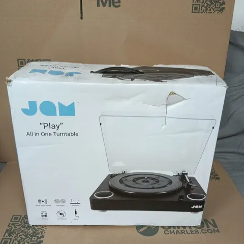 JAM 'PLAY' ALL-IN-ONE TURNTABLE
