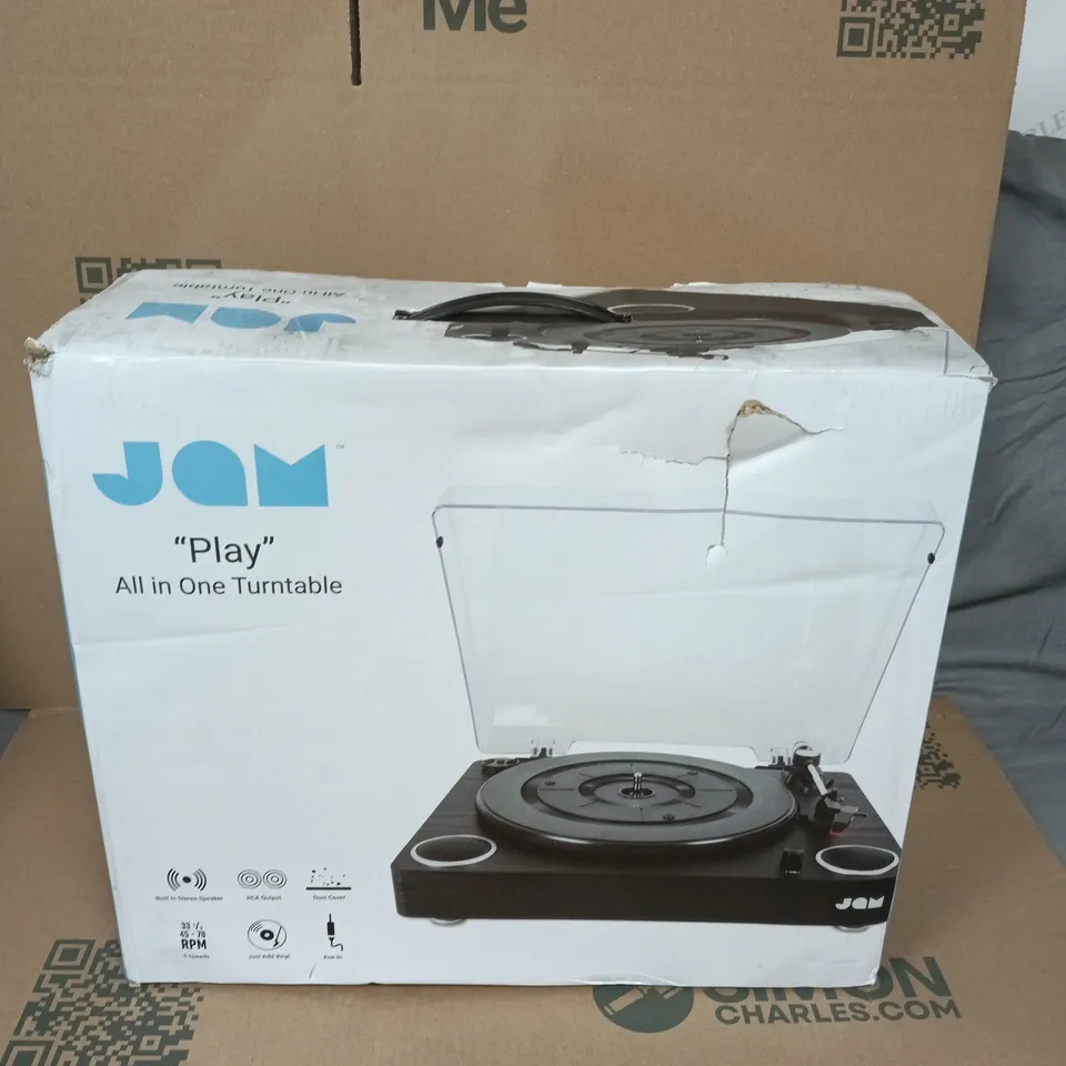 JAM 'PLAY' ALL-IN-ONE TURNTABLE