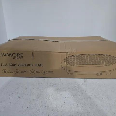 LIVMORE PULSE FULL BODY VIBRATION PLATE – BOXED