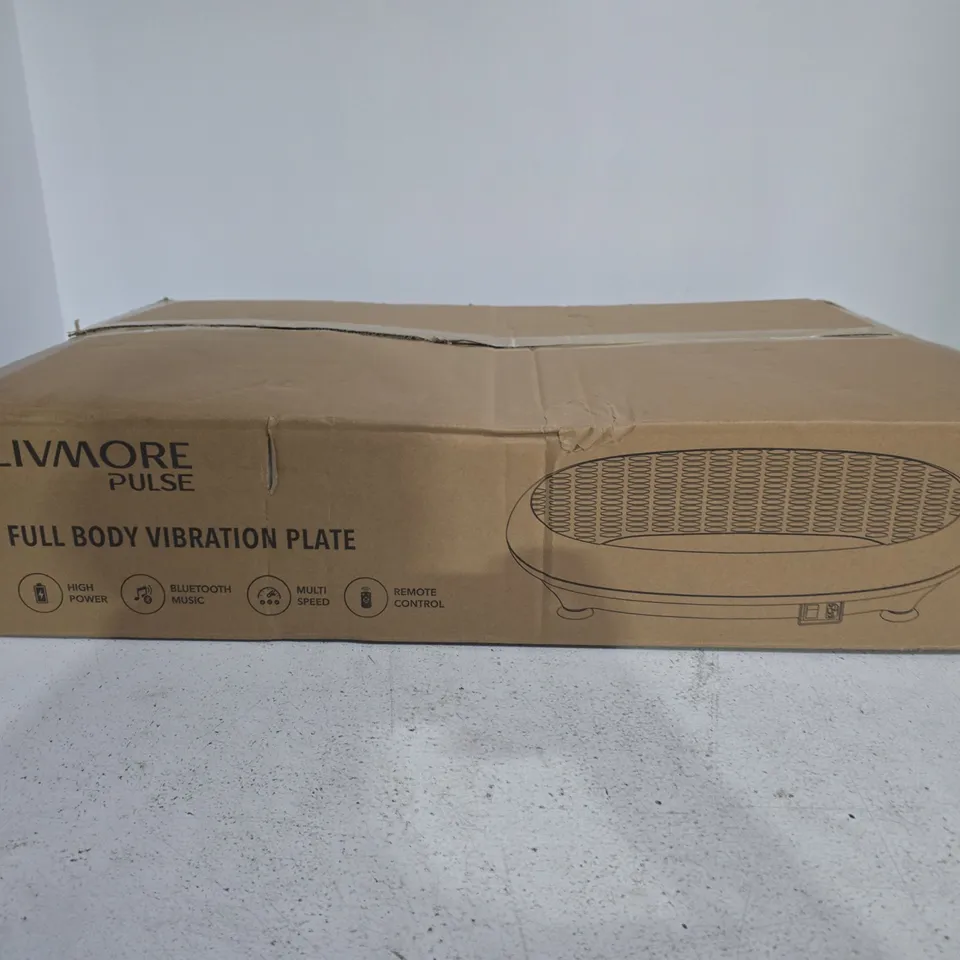 LIVMORE PULSE FULL BODY VIBRATION PLATE – BOXED