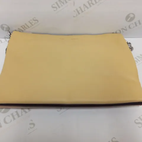 CELINE VANILLA ZIPPED TRIO CLUTCH BAG