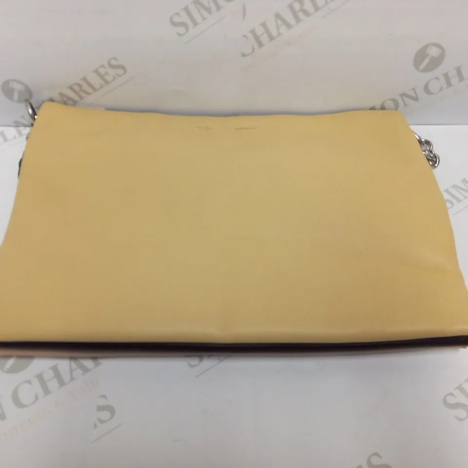 CELINE VANILLA ZIPPED TRIO CLUTCH BAG