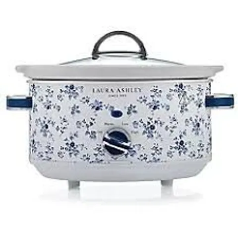 LAURA ASHLEY 3.5L SLOW COOKER IN CHINA ROSE
