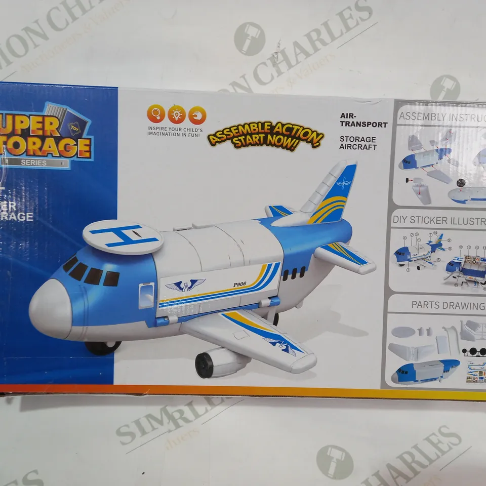 SUPER STORAGE SERIES AIRPLANE TOY SET