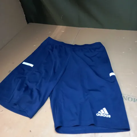 ADIDAS LOGO NAVY BLUE SHORTS SIZE L