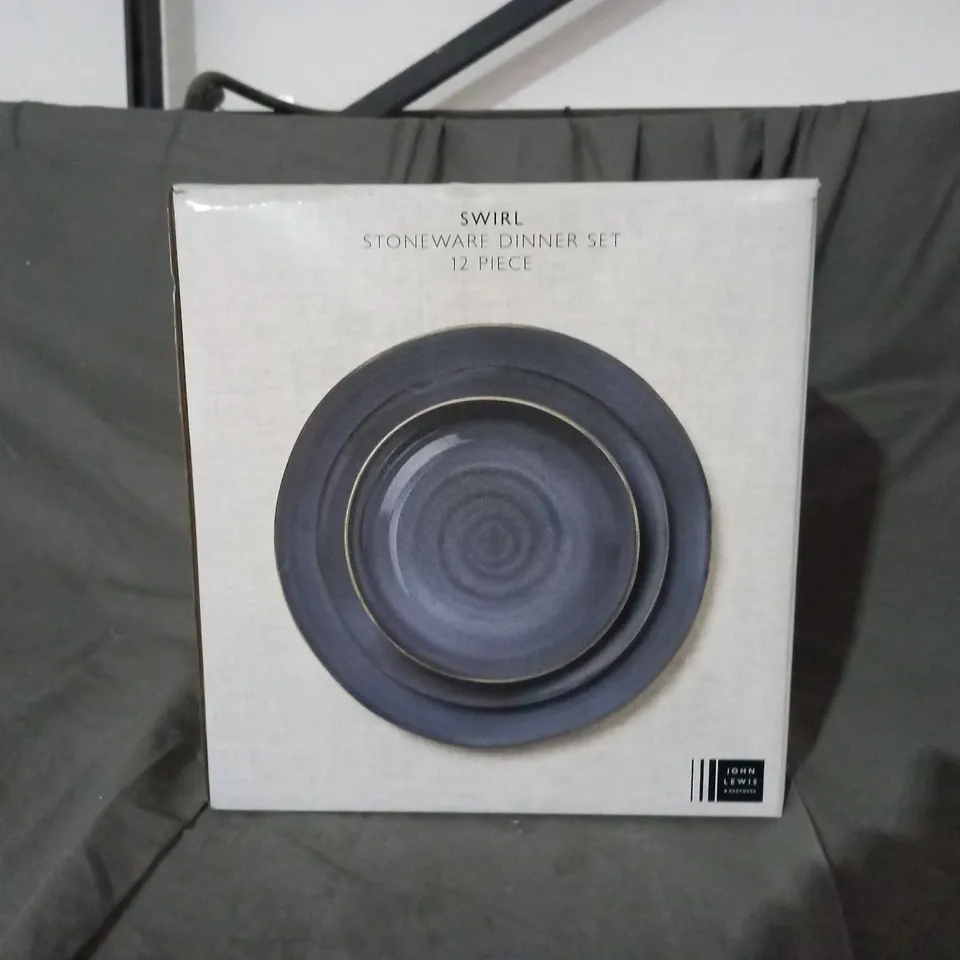BOXED JOHN LEWIS STONEWARE DINNER SET 
