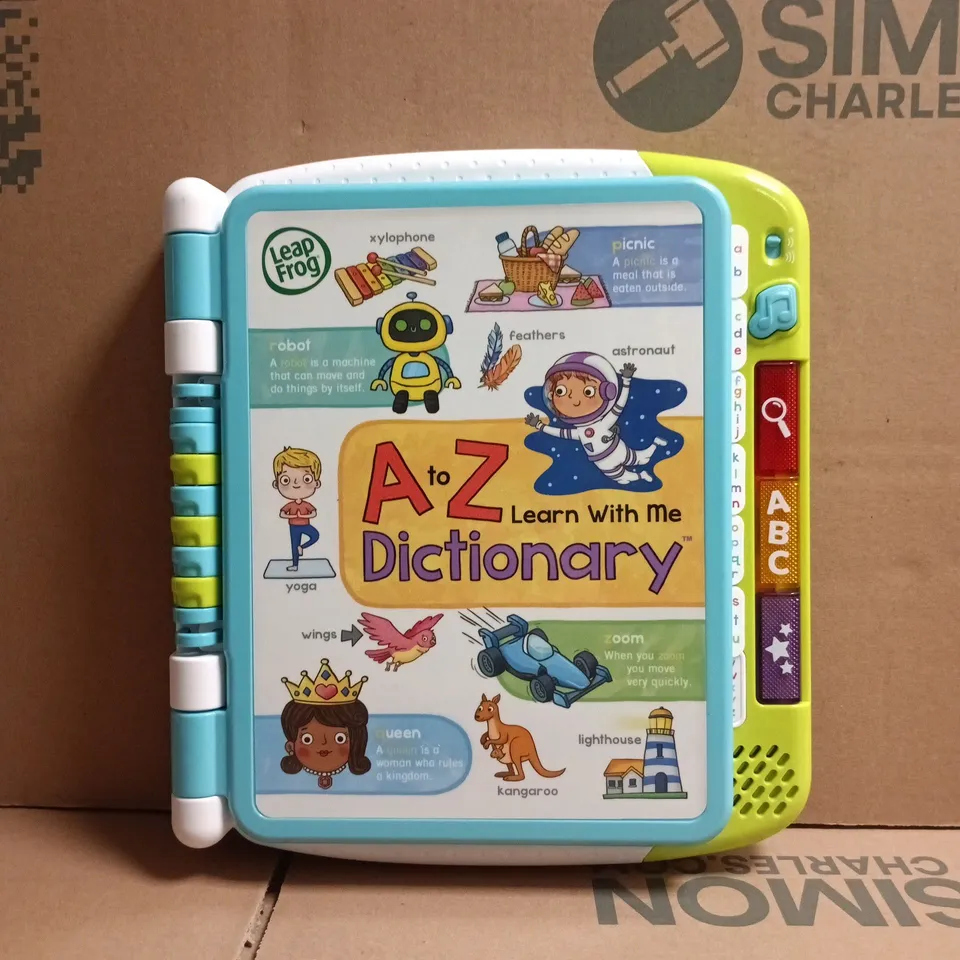 LEAPFROG A-Z LEARN WITH ME DICTIONARY HANDHELD TOY