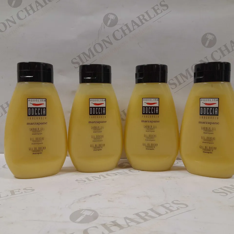 LOT OF APPROX 18 AQUOLINA SHOWER GEL MARZIPAN 300 ML