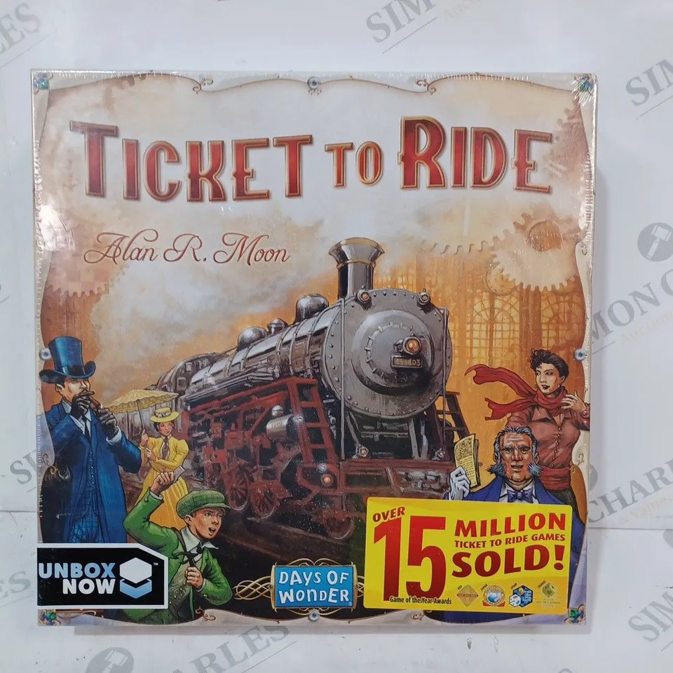 BOXED DAYS OF WONDER TICKET TO RIDE BOARD GAME